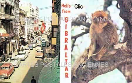 Cartes Postales Anciennes Monde Gibraltar