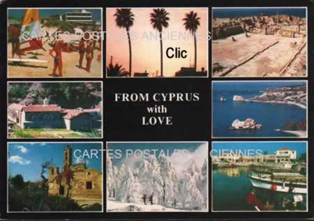 Cartes postales anciennes Union Européenne Chypre