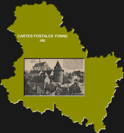 Cartes postales anciennes Yonne Bourgogne Franche Comté