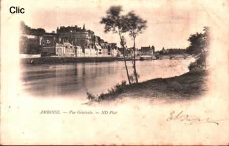 Cartes postales anciennes Amboise Indre-et-Loire