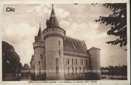 Cartes postales anciennes Sully-sur-Loire Loiret 