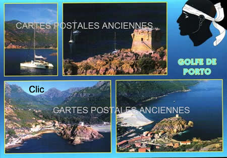 Cartes postales anciennes Porto Corse du Sud 2A