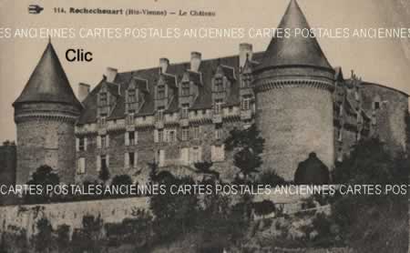 Cartes postales anciennes Rochechouart Haute-Vienne