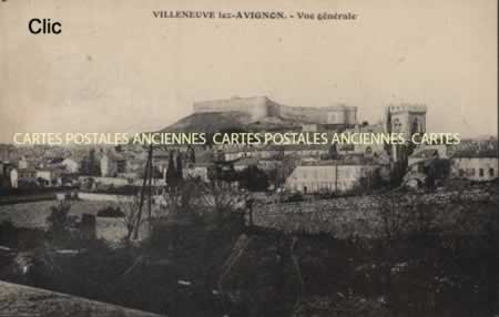 Cartes postales anciennes Villeneuve-Les-Avignons Gard