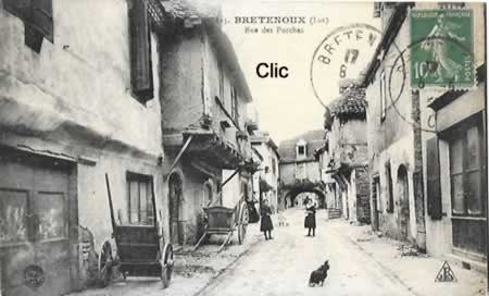 Cartes postales anciennes Bretenoux Lot