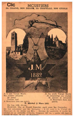 Cartes postales anciennes Moustiers-Sainte-Marie Alpes-de-Haute-Provence