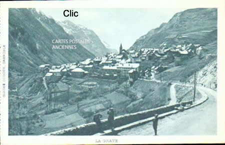 Cartes postales anciennes La-Grave Hautes-Alpes