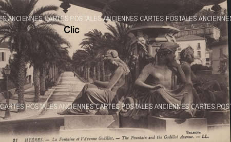 Cartes postales anciennes Hyères Var