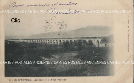 Cartes postales anciennes Carpentras Vaucluse