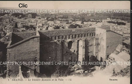 Cartes postales anciennes Orange Vaucluse