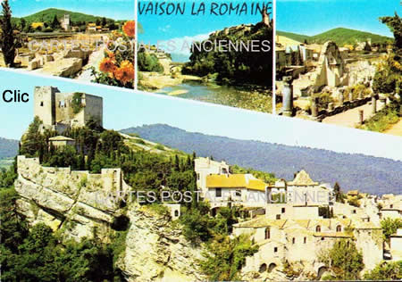 Cartes postales anciennes Vaison-La-Romaine Vaucluse