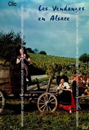 Cartes postales anciennes Tradition Alsace