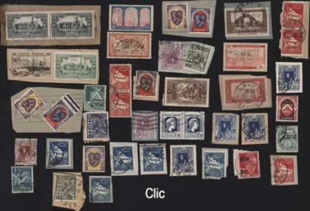 Lots de timbres Algérie