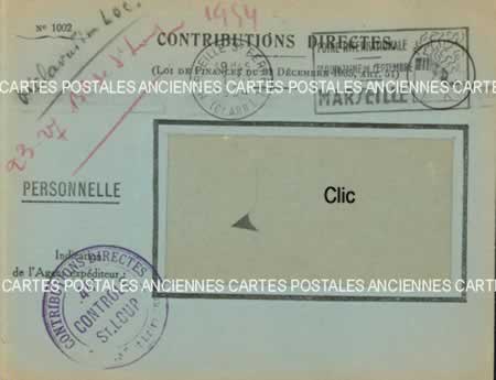 Enveloppes Marque Postales 1954