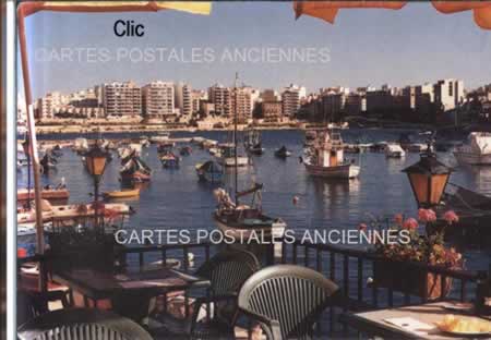 Cartes postales anciennes Union Européenne Malte