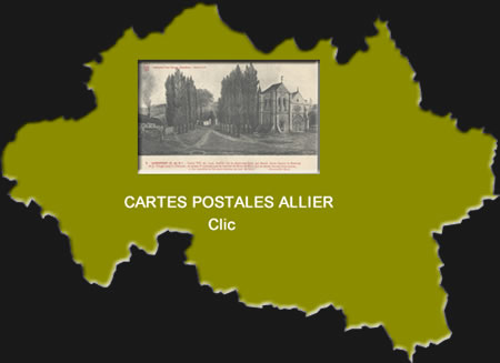 Cartes postales anciennes Auvergne Rhône Alpes Allier