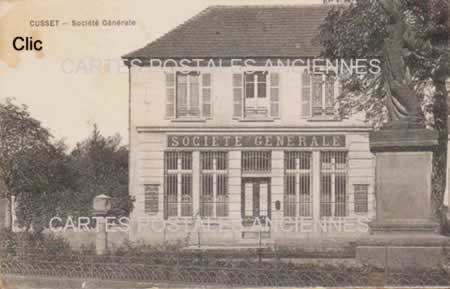 Cartes postales anciennes Cusset Allier