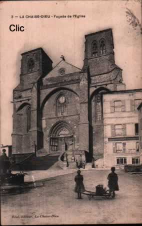 Cartes postales anciennes La Chaise Dieu Haute-Loire