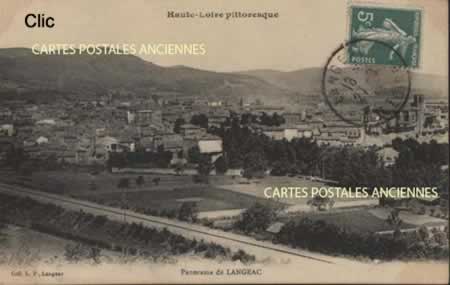 Cartes postales anciennes Langeac Haute-Loire