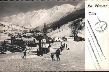 Cartes postales anciennes La-Clusaz Haute-Savoie