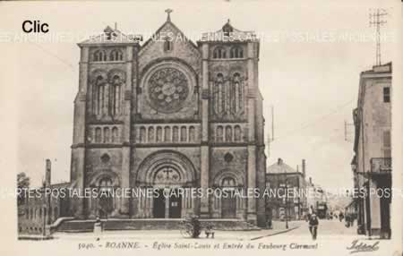 Cartes postales anciennes Roanne Loire