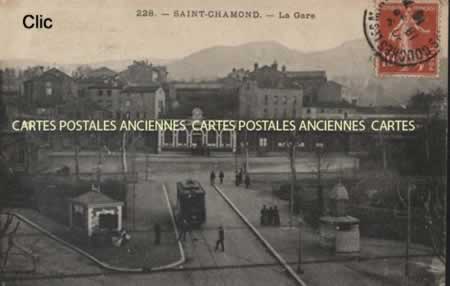 Cartes postales anciennes Saint-Chamond Loire