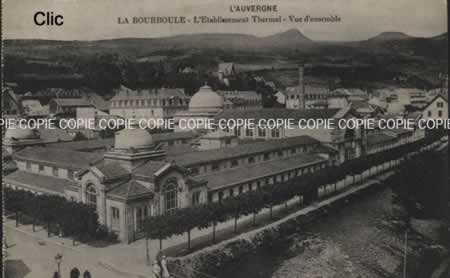 Cartes postales anciennes La Bourboule Puy-de-Dôme