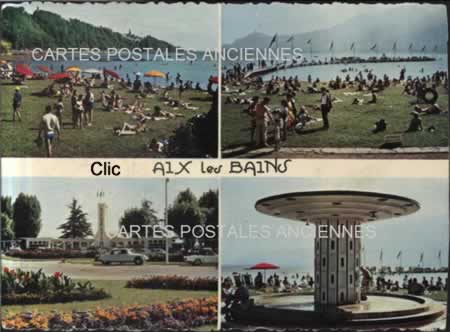 Cartes postales anciennes Aix-les-Bains Savoie