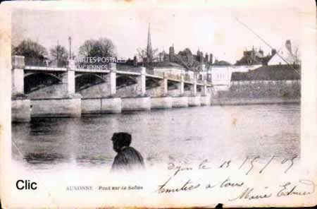 Cartes postales anciennes Auxonne Côte-d'Or