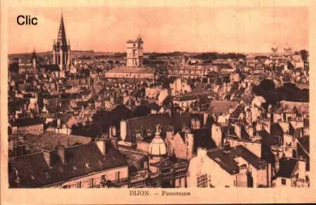 Cartes postales anciennes Dijon Côte-d'Or