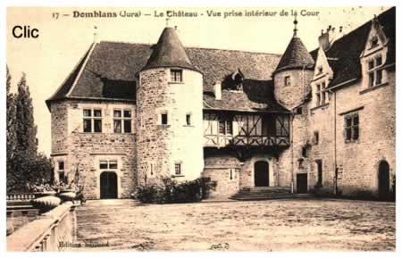 Cartes postales anciennes Domblans Jura