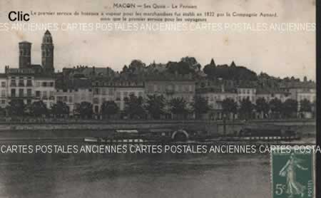 Cartes postales anciennes Mâcon Saône-et-Loire