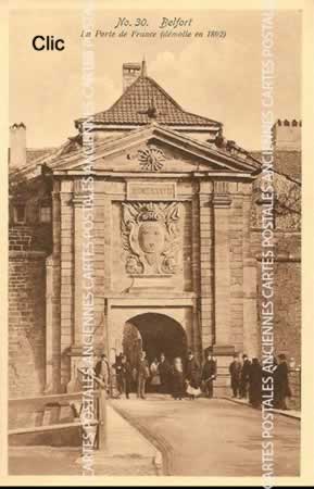 Cartes postales anciennes Belfort Territoire de Belfort