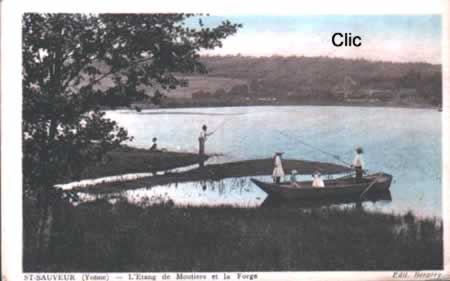 Cartes postales anciennes Saint-Sauveur-En-Puisaye Yonne