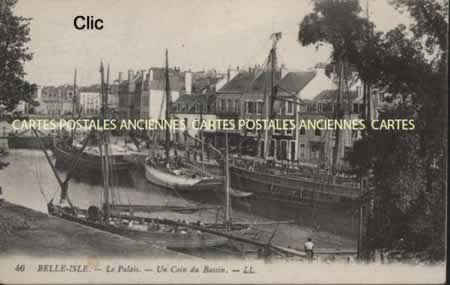 Cartes postales anciennes Belle-Isle Côtes-d'Armor