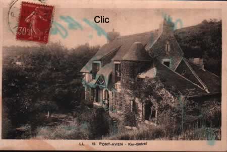 Cartes postales anciennes Pont-Aven Finistère