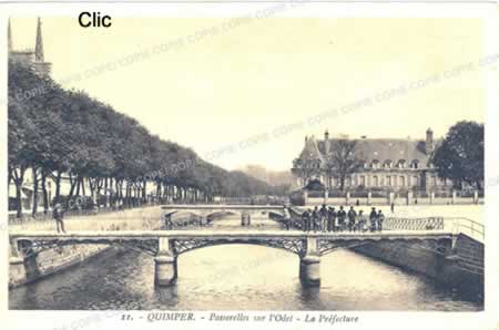 Cartes postales anciennes Quimper Finistère
