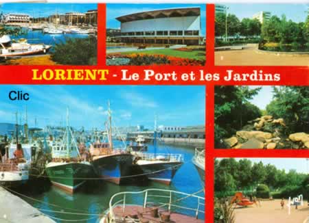 Cartes postales anciennes Lorient Mobihan