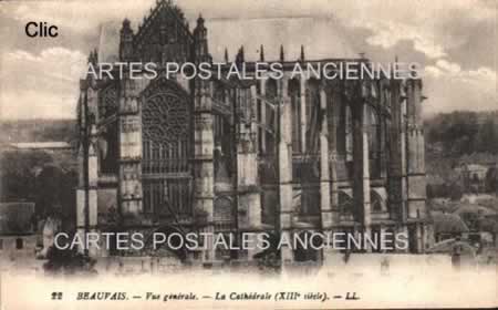Cartes postales anciennes Beauvais Oise