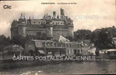 Cartes postales anciennes Pierrefonds Oise