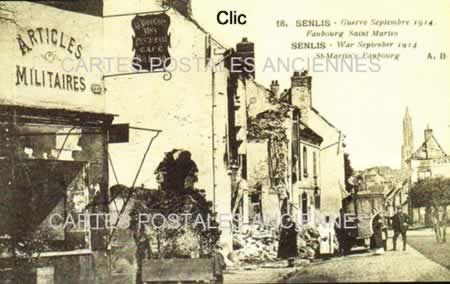Cartes postales anciennes Senlis Oise