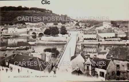 Cartes postales anciennes Montereau-Faut-Yonne Seine-Maritime