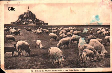 Cartes postales anciennes Le-Mont-St-Michel Manche