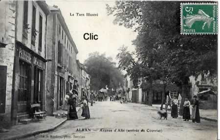 Cartes postales anciennes Alban Tarn 