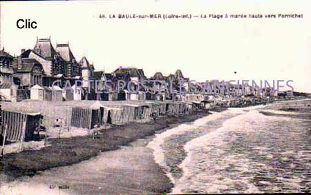 Cartes postales anciennes La-Baule-Escoublac Loire-Atlantique