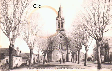 Cartes postales anciennes Saint-Saturnin-Sur-Loire Maine-et-Loire