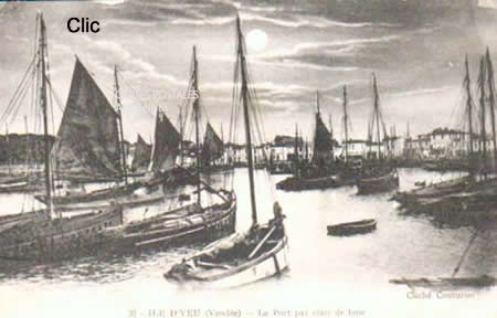 Cartes postales anciennes Port-Joinville Vendée