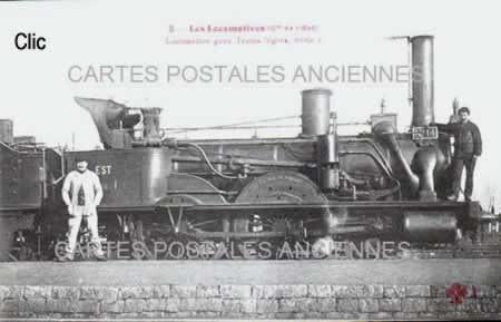 Cartes postales anciennes Locomotives  
