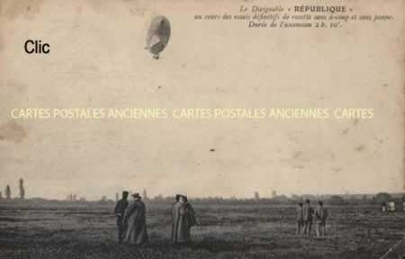 Cartes postales anciennes Aviation Militaire