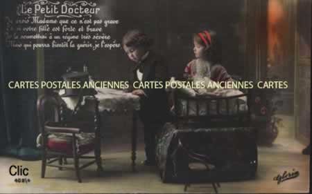 Cartes postales anciennes Le Petit Docteur
